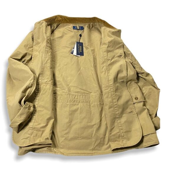 Polo Ralph Lauren Mens Khaki Shearling Patch Wading Jacket New with Tags XXL - Picture 9 of 15